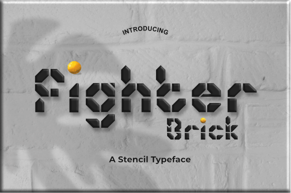 Fighter Brick Font