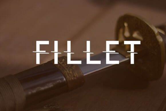 Fillet Font