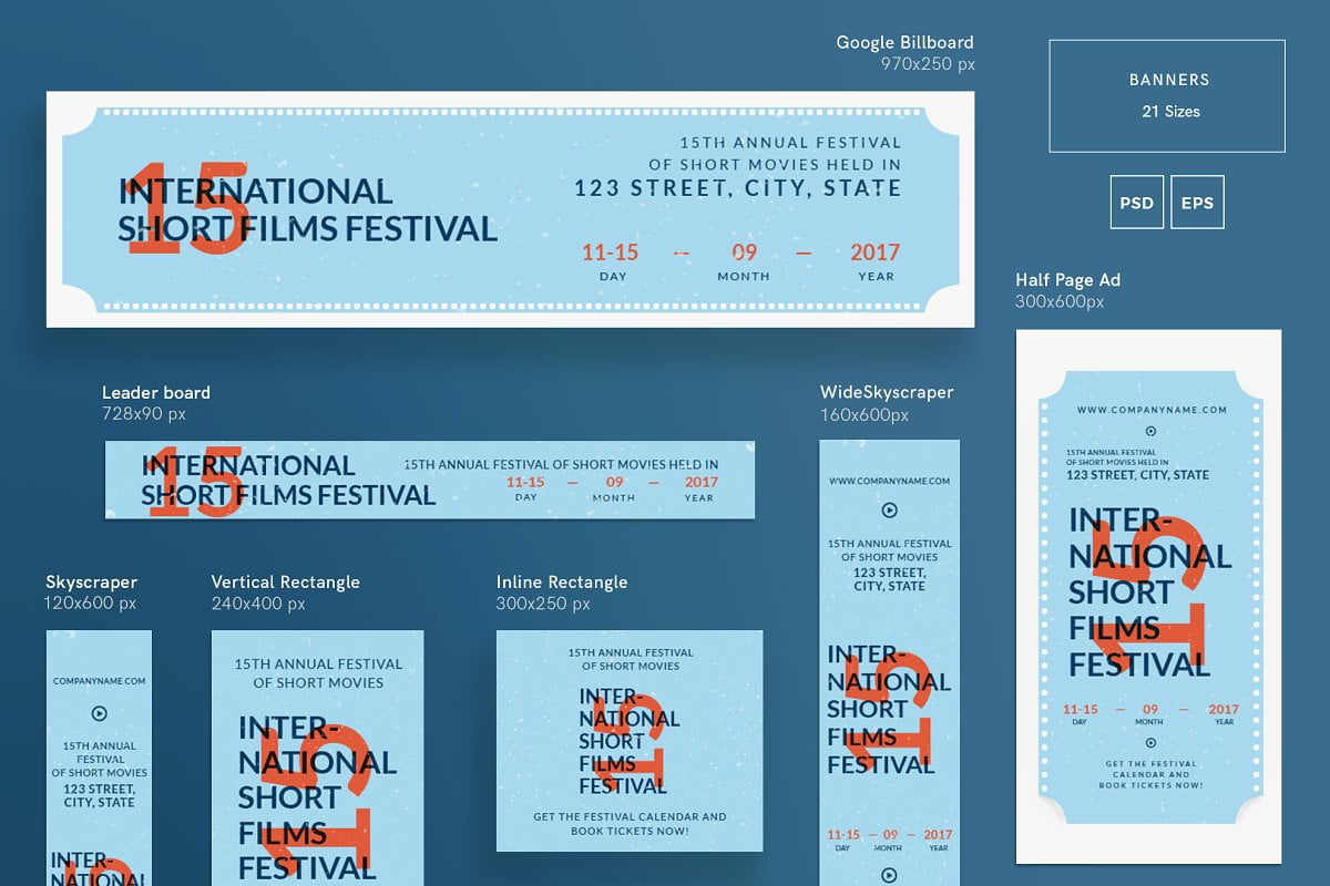 Film Festival Banner Pack