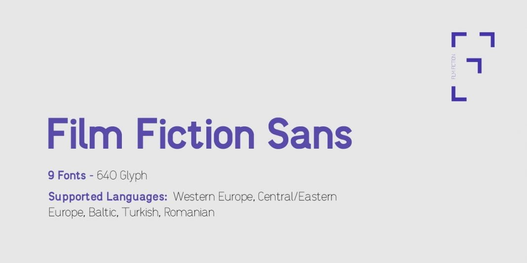 Film Fiction Sans Font