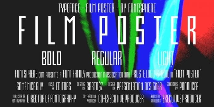 Film Poster Font