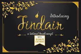 Findair Script Brush Font