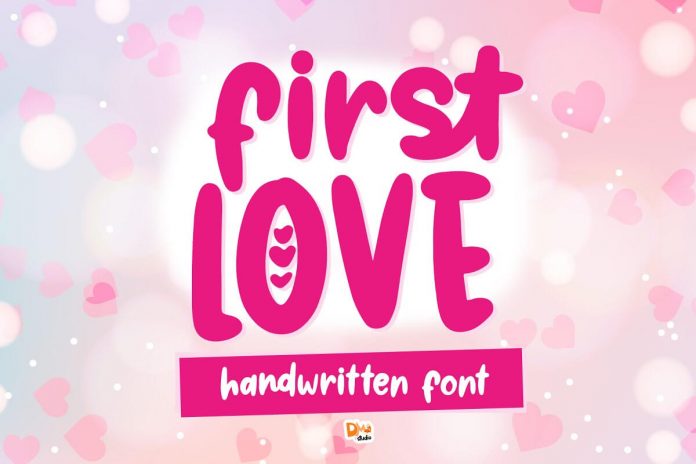 First Love - Cute Handwritten Font