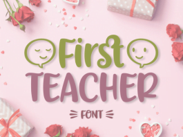 First Teacher Font