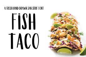Fish Taco Font