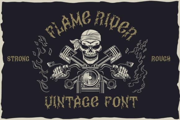 Flame Rider Font