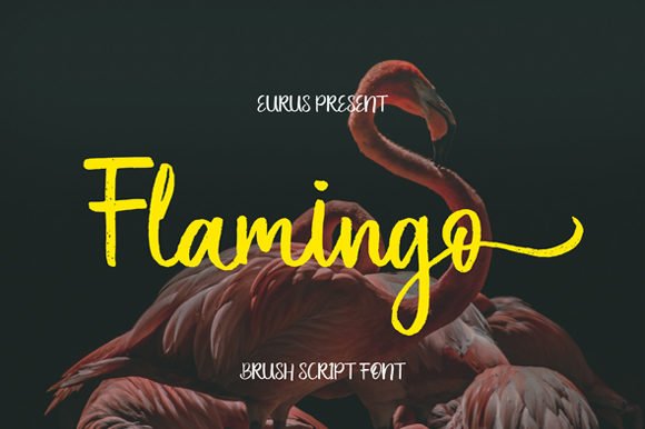 Flamingo Brush Script Font