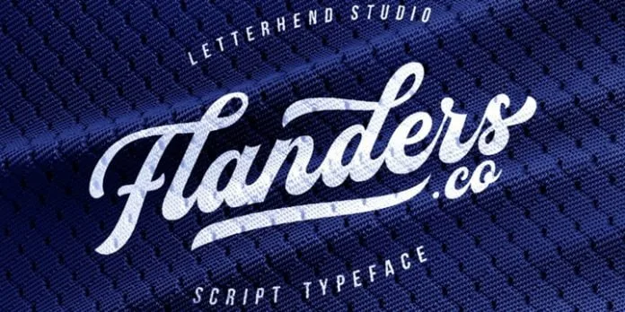 Flanders Script Typeface Font