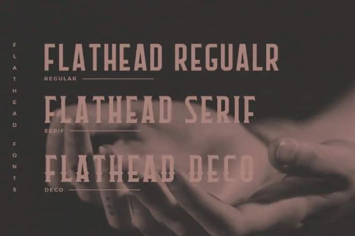 Flathead Round Typeface