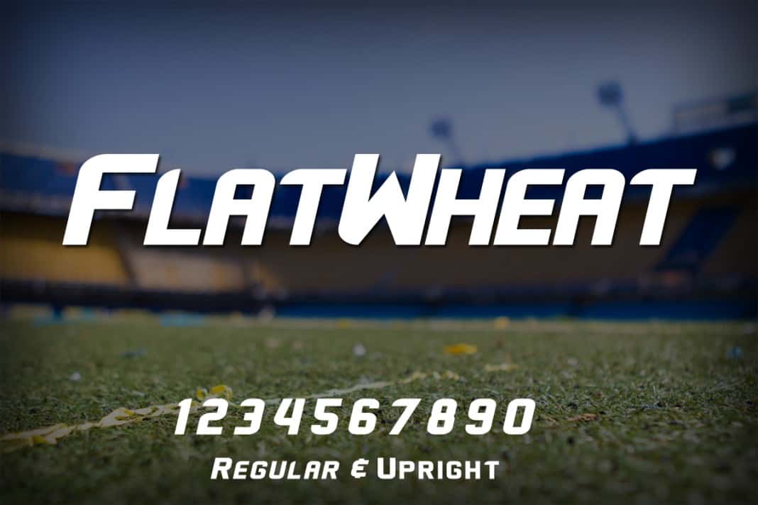 Flatwheat Font