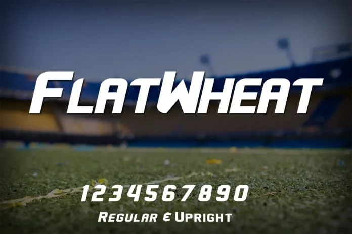 Flatwheat Font