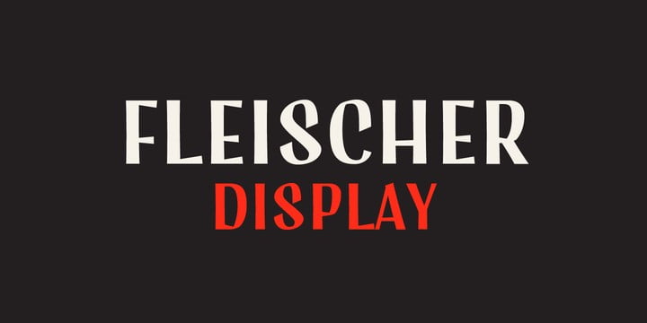 Fleischer Display Font Free Download