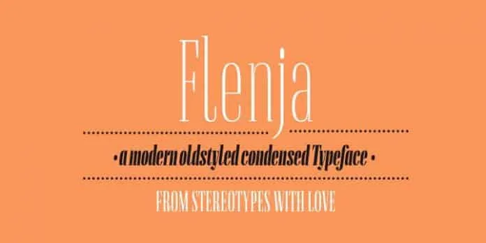 Flenja Font