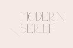 Flora Serif - Hand Lettered Uppercase Serif Font