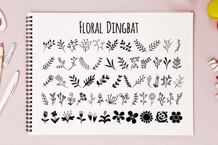 Floral Dingbat Font