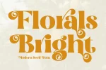 Florals Bright Serif Vintage Display Font