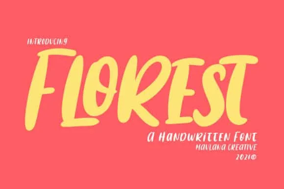 Florest Font Florest Font