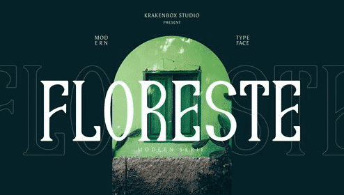 Floreste - Modern Wavy Serif Font