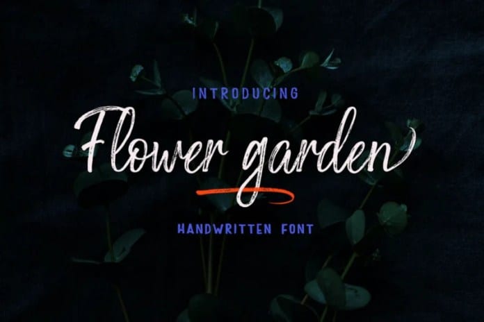 Flower garden Font