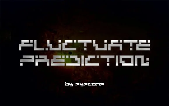 Fluctuate Prediction Font