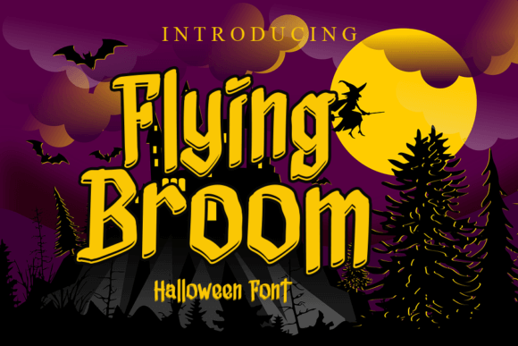 Flying Broom Font