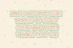 Flying Home - Quirky Font