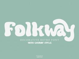 Folkway - Decorative Retro Font