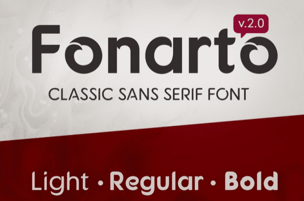 Fonarto 2.0 - Classic Sans Serif Typeface [3-Weights]