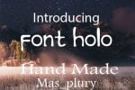 Font Holo