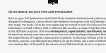 FontFont Tisa Font Family