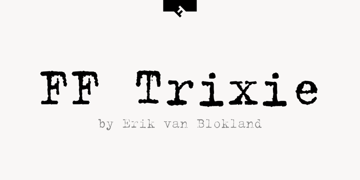 FontFont Trixie Font