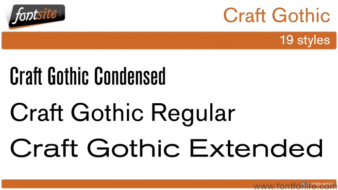 Craft Gothic Font