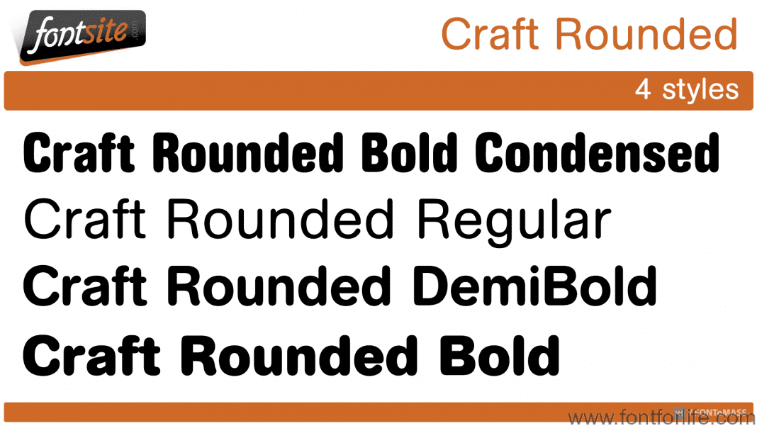 Craft Rounded Font