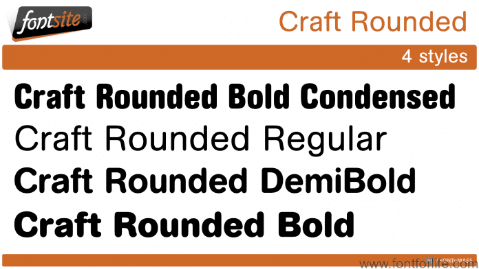 Craft Rounded Font