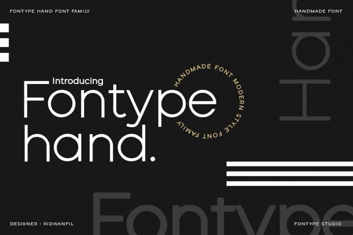 Fontype Hand - Handmade Font Modern Style