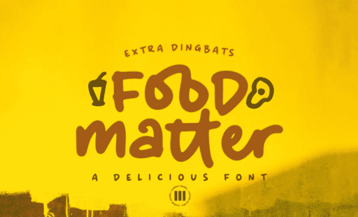 Food Matter - A Delicious Handwritten Font