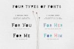 For You! Handmade Decorative Font