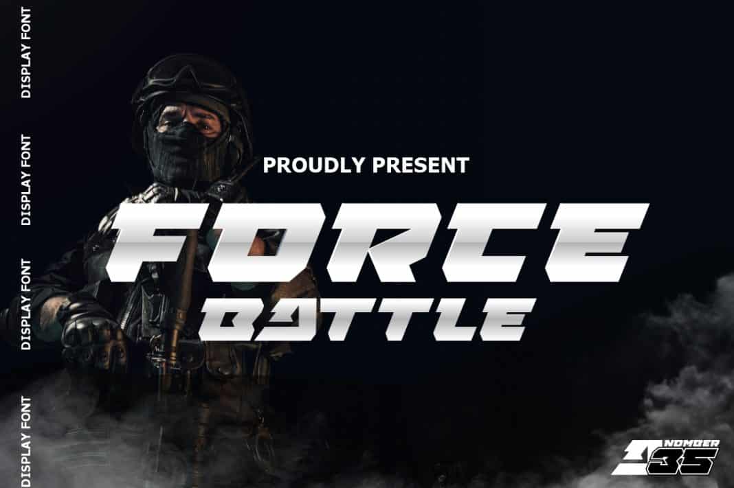 Force Battle Font