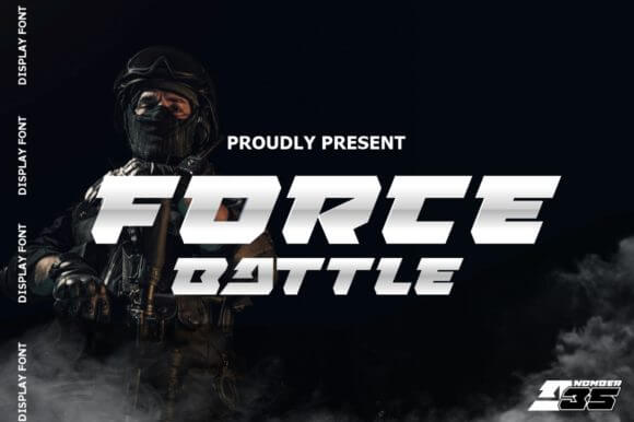 Force Battle Font
