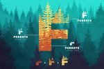 Forests Layered Font