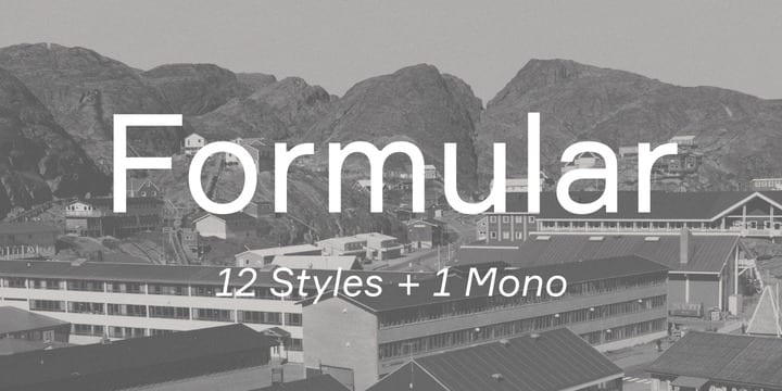 Formular Font