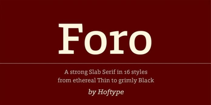 Foro Font