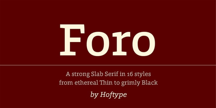 Foro Font