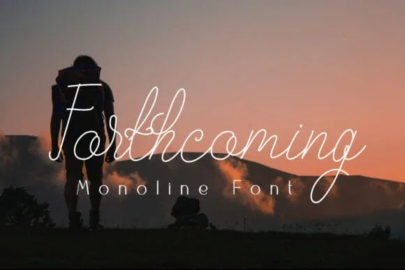 Forthcoming Font