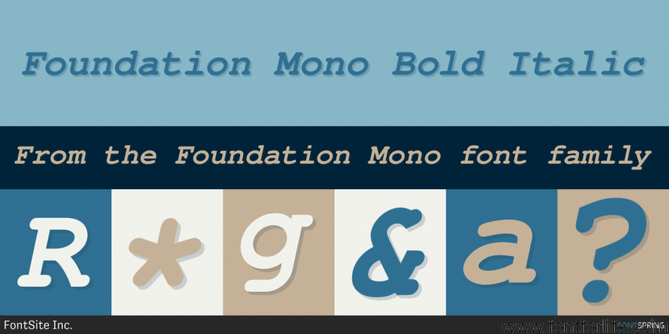 Foundation Mono Font