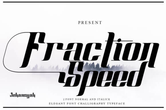 Fraction Speed Font