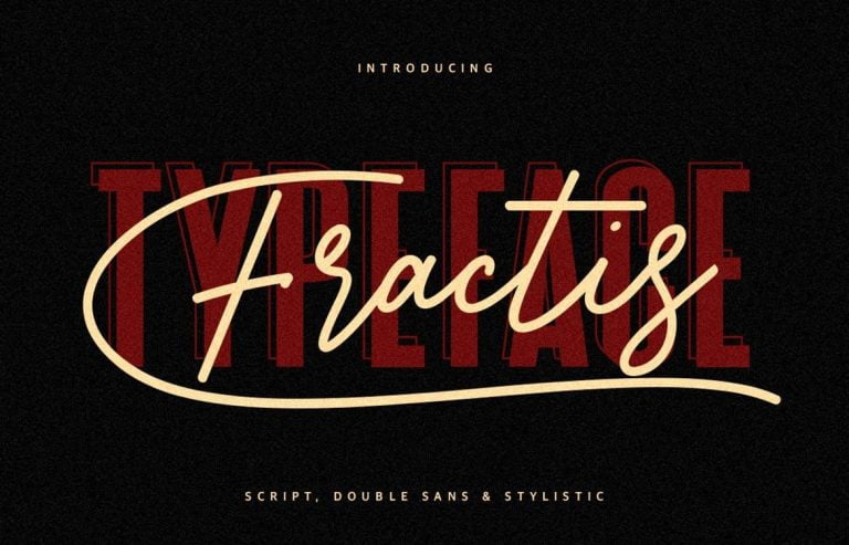 Fractis Typeface Collection Font Free Download