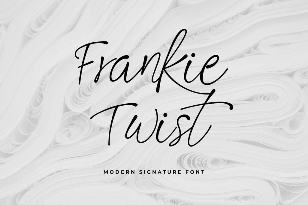 Frankie Twist Signature Font
