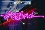 Frayhord Monoline Script