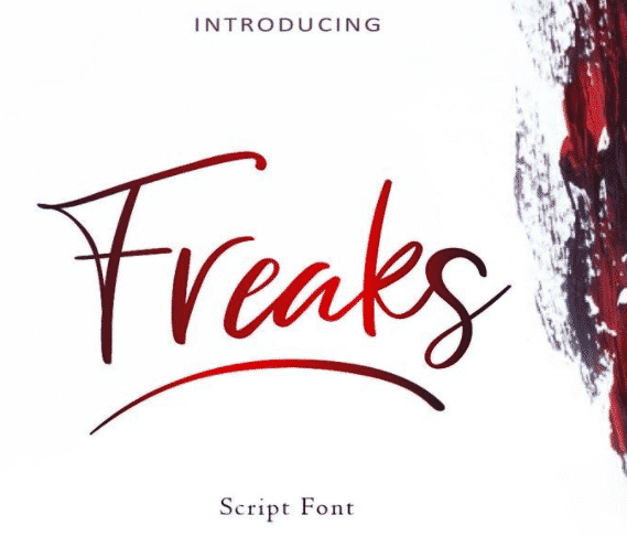 Freaks - Script Font